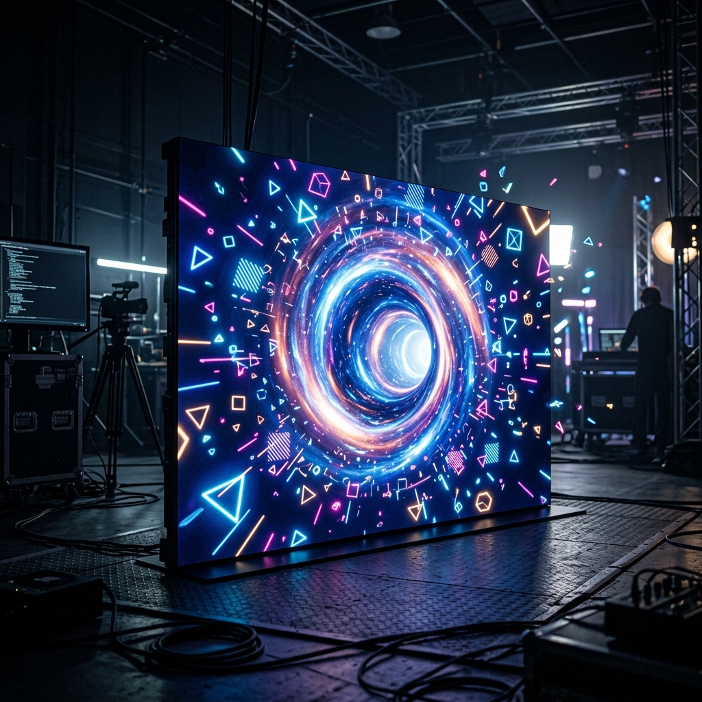 Multi-Dimensionale LED-Videowand „Event-Horizon 8K HyperPanel“