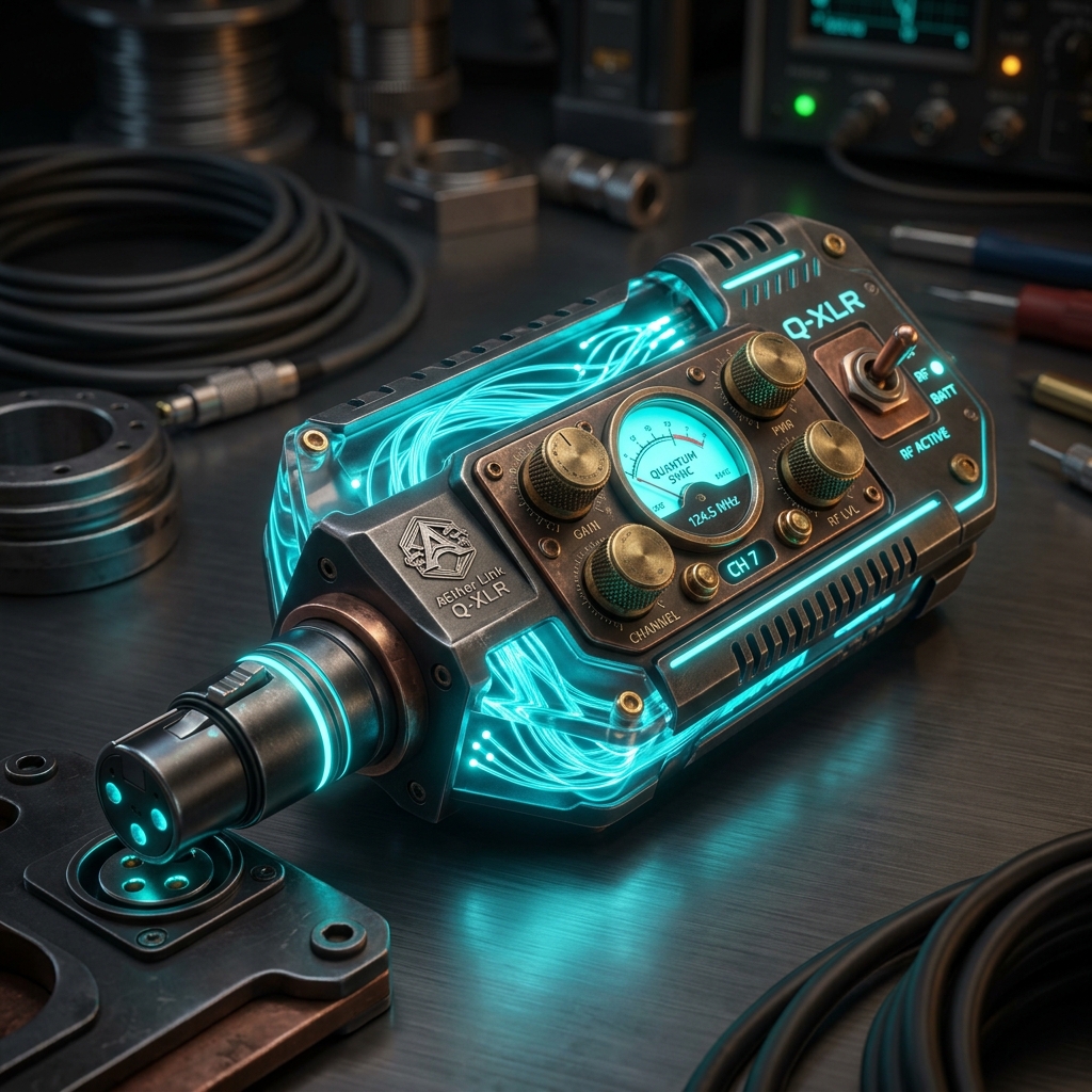 Quantenverschränkter XLR-Transceiver „AEther Link Q-XLR“